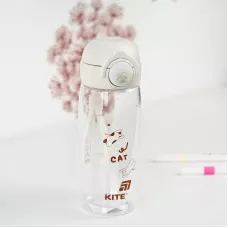 Пляшечка для води, 480 мл, біла, K25-1236-1 Kite