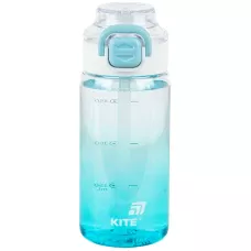 Пляшечка для води, 600 мл, блакитна, K25-1212-2 Kite