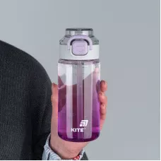Пляшечка для води, 600 мл, фіолетова, K25-1212-3 Kite