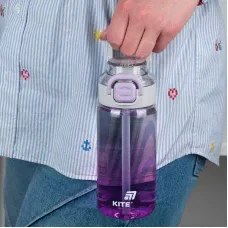 Пляшечка для води, 600 мл, фіолетова, K25-1212-3 Kite