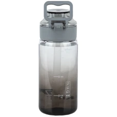 Пляшечка для води, 600 мл, чорна, K25-1212-1 Kite