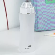 Пляшечка для води, 660 мл, біла, K25-1216-1 Kite