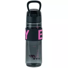Пляшечка для води, 680 мл, чорно-рожева, K25-1233-3 Kite