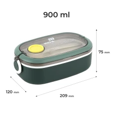 Ланчбокс 900 мл, зелений, K25-1180-3 Kite