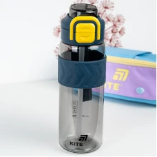Пляшечка для води, 800 мл, сіро-жовта, K25-1234-1 Kite