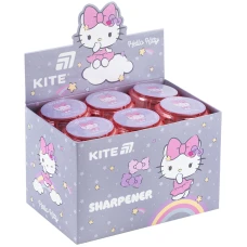 Точилка з контейнером кругла Hello Kitty HK25-117 Kite