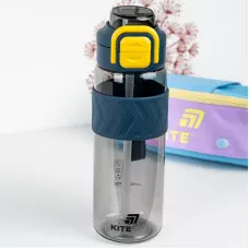 Пляшечка для води, 800 мл, сіро-жовта, K25-1234-1 Kite