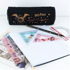 Набір: лінійка 15 см, 2 косінця, транспортир, з принтом Harry Potter HP25-282 Kite