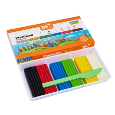 Пластилін YES, 6 кол., 120г. "Orange Line" 540686