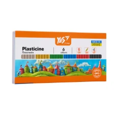 Пластилін YES, 6 кол., 120г. 