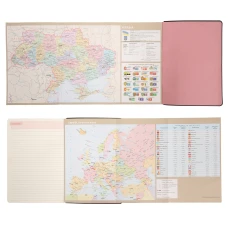 Щоденник А5 Leo Planner недатований "Hypnotic", м'який, чорний, 320 сторінок, 252703