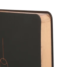Щоденник А5 Leo Planner недатований "Hypnotic", м'який, чорний, 320 сторінок, 252703
