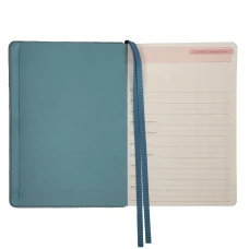 Щоденник А5 Leo Planner недатований "Vibe", твердий, димчасто-блакитний, 320 сторінок, 252697