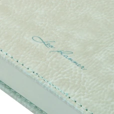 Щоденник А6 Leo Planner недатований "Chiara", твердий, світло-бірюзовий, 320 сторінок, 252710