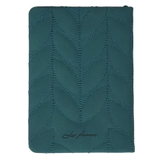 Щоденник А6 Leo Planner недатований "Vibe", твердий, темно-бірюзовий, 320 сторінок, 252709