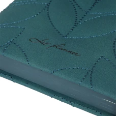 Щоденник А6 Leo Planner недатований "Vibe", твердий, темно-бірюзовий, 320 сторінок, 252709