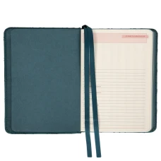 Щоденник А6 Leo Planner недатований "Vibe", твердий, темно-бірюзовий, 320 сторінок, 252709