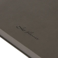 Щоденник-діловий записник А5 Leo Planner датований 2026 "Binario", м'який, графіт, 368 с, 252640