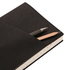 Щоденник-діловий записник А5 Leo Planner датований 2026 "Credo", інтегральний, чорний, 368 с, 252647