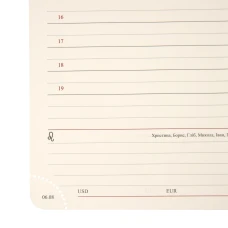 Щоденник-діловий записник А5 Leo Planner датований 2026 "Enigma", м'який, чорний, 368 с, 252700