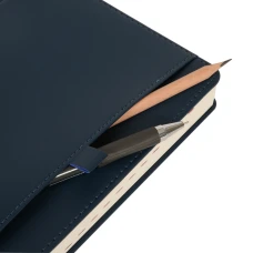 Щоденник-діловий записник А5 Leo Planner датований 2026 "Legacy", твердий, синій, 368 с, 252648