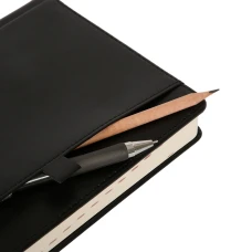 Щоденник-діловий записник А5 Leo Planner датований 2026 "Legacy", твердий, чорний, 368 с, 252649