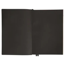 Щоденник-діловий записник А5 Leo Planner датований 2026 "Velvet", м'який, чорний, 368 с, 252638