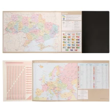 Щоденник-діловий записник А5 Leo Planner датований 2026 "Velvet", м'який, чорний, 368 с, 252638