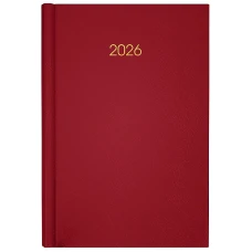 Щоденник 2026 Classic City, 145*210, з/т бордовий, 8842-26-4-A