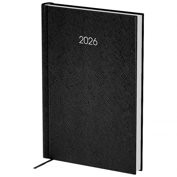 Щоденник 2026 Classic Style, 145*210, с/т чорний, 8840-26-1-A
