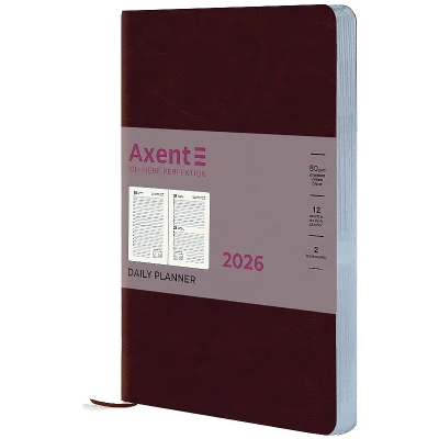 Щоденник 2026 Partner City Soft, 145*210, коричневий, 8821-26-05-A
