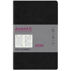 Щоденник 2026 Partner City Soft, 145*210, чорний, 8821-26-01-A