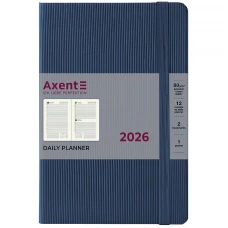 Щоденник 2026 Partner Lines, 145*210, блакитний, 8815-26-48-A