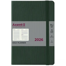 Щоденник 2026 Partner Lines, 145*210, темно-зелений, 8815-26-23-A