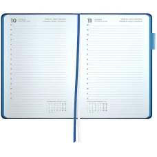 Щоденник 2026 Partner Soft Muse, 145*210, синій, 8827-26-3-A