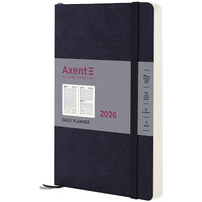 Щоденник 2026 Partner Soft Skin, 145*210, синій, 8810-26-02-A