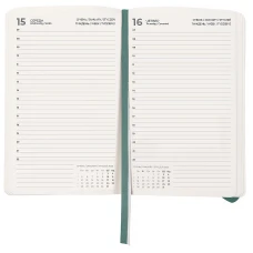 Щоденник 2026 Partner Soft Skin, 145*210, сіро-лазурний, 8810-26-48-A
