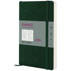 Щоденник 2026 Partner Soft Skin, 145*210, темно-зелений, 8810-26-23-A
