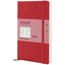 Щоденник 2026 Partner Soft Skin, 145*210, червоний, 8810-26-06-A