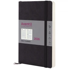 Щоденник 2026 Partner Soft Skin, 145*210, чорний, 8810-26-01-A