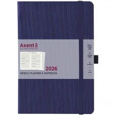 Щотижневик 2026 Grand Lines, 195*255, синій, 8531-26-02-A