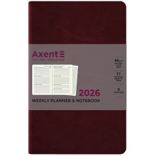 Щотижневик 2026 Partner City Soft, 125*195, коричневий, 8521-26-05-A