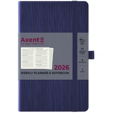 Щотижневик 2026 Partner Lines, 125*195, темно синій, 8515-26-02-A
