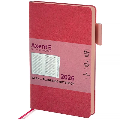Щотижневик 2026 Partner Soft Muse, 125*195, рожевий, 8527-26-1-A