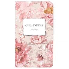 Щотижневик 2026 Pocket, 90*150, Peony Dreams, 8525-26-2-A-CC