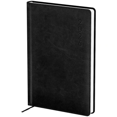 Щоденник 2026 Classic Lux, 145*210, слп/т чорний, 8844-26-1-A