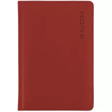 Щоденник 2026 Classic Palermo, 145*210, слп/т червоний, 8843-26-3-A