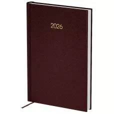 Щоденник 2026 Classic Style, 145*210, з/т коричневий, 8840-26-4-A