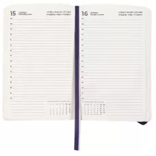 Щоденник 2026 Partner Soft Skin, 145*210, синій, 8810-26-02-A