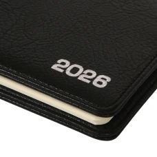 Планінг (щотижневик) настільний 34х13 см Leo Planner датований 2026 "Credo", чорний, 128 с. 252679